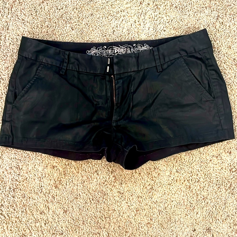 Express Jeans, shorts size 10, black
